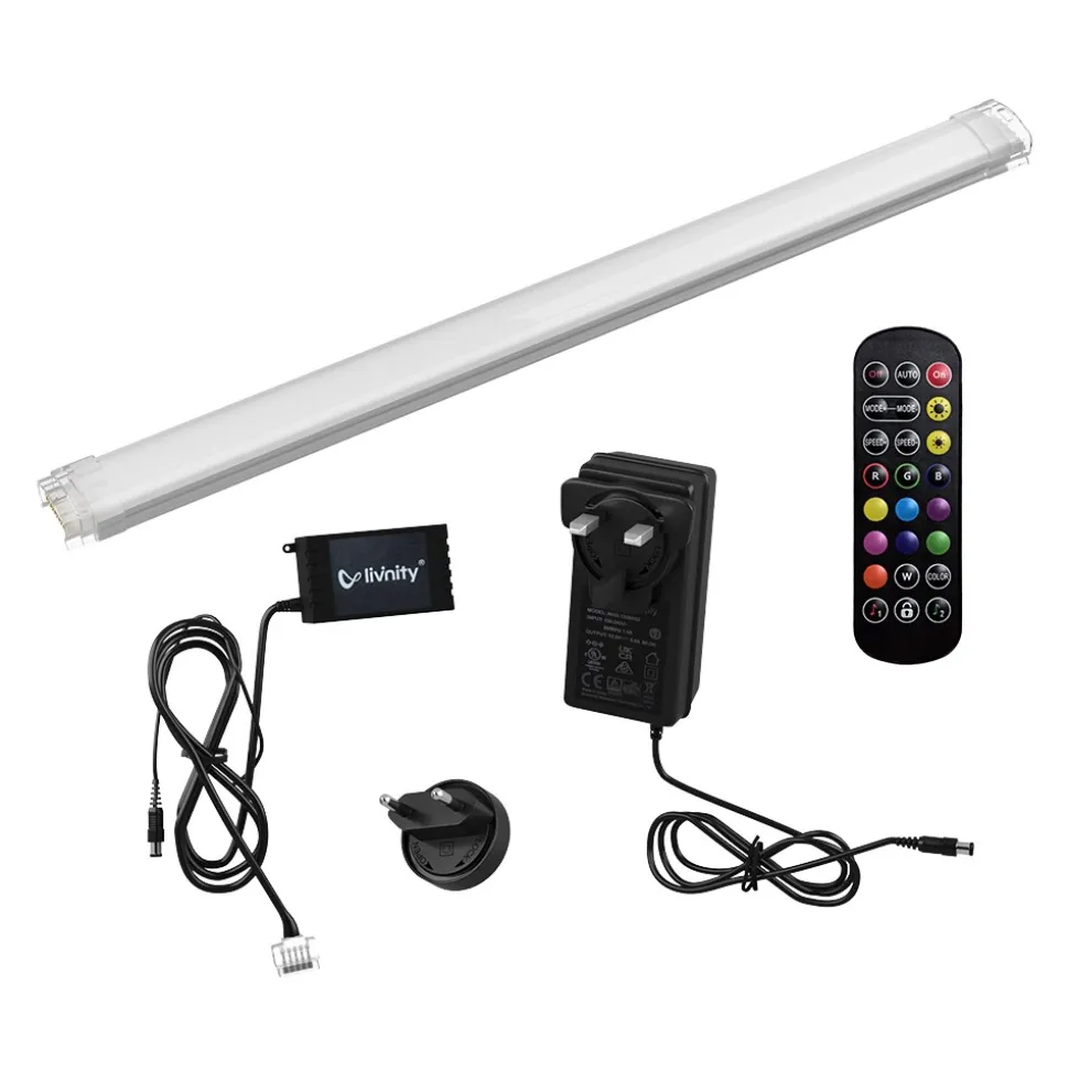 Vicco LED-Leiste Weiß 50 x 1,5 cm mit Starterpaket