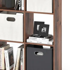 Vicco Raumteiler Standregal Bücherregal Nove 9 Fächer Old Style Hochregal