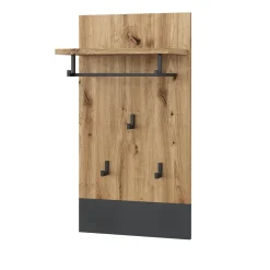 Vicco Wandgarderobe Selena Eiche Anthrazit 44 x 83 cm