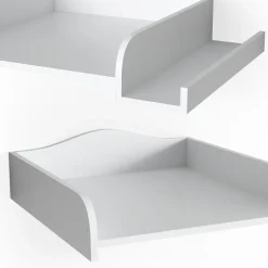 Vicco Wickelaufsatz Wickelauflage mit Ablage Wickeltischaufsatz Waschmaschine