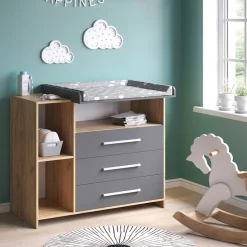 Vicco Wickelkommode Babykommode Wickelregal Oskar Babymöbel Wickeltisch