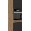 Vigo Hochschrank 60 cm Eiche Lancelot Matera Grau Küchenzeile Küchenblock Küche