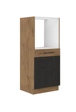 Vigo Midischrank 60 cm Eiche Lancelot Matera Grau Küchenzeile Küchenblock Küche