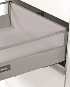 Vigo Unterschrank 60 cm Eiche Lancelot Matera Grau Vollauszug Soft-Close Küche