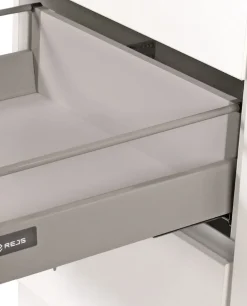 Vigo Unterschrank 60 cm Eiche Lancelot Matera Grau Vollauszug Soft-Close Küche