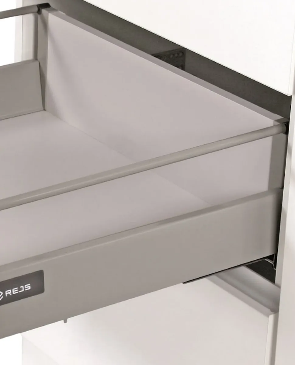 Vigo Unterschrank 60 cm Eiche Lancelot Matera Grau Vollauszug Soft-Close Küche