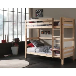 Vipack Furniture Etagen-Hochbett Pino 182 cm, natur