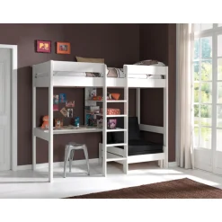 Vipack Furniture Hochbett Pino, weiß