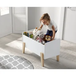 Vipack Spielkiste Kiddy mit 3 Fächern - Weiß