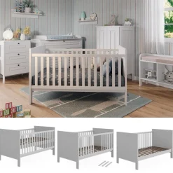 Vitalispa Babybett Ajaton Weiß 144,4 x 83 cm