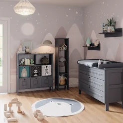 Vitalispa Kinderregal Ajaton Grau 103,6 x 113,4 cm