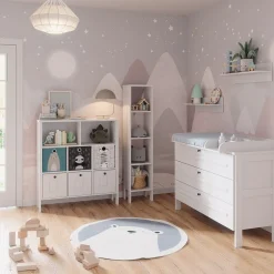 Vitalispa Kinderregal Ajaton Weiß 103,6 x 113,4 cm