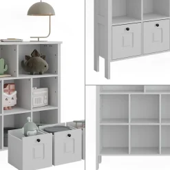 Vitalispa Kinderregal Ajaton Weiß 103,6 x 113,4 cm