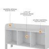 Vitalispa Sitzbank Ajaton Weiß 107,2 x 63,8 cm