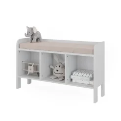Vitalispa Sitzbank Ajaton Weiß 107,2 x 63,8 cm