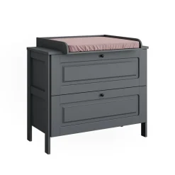 Vitalispa Wickelkommode Ajaton Grau 108 x 98 cm
