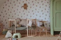 Waldin Babybett Kinderbett 7in1 mit Matratze, mitwachsendes Kinder-Bett
