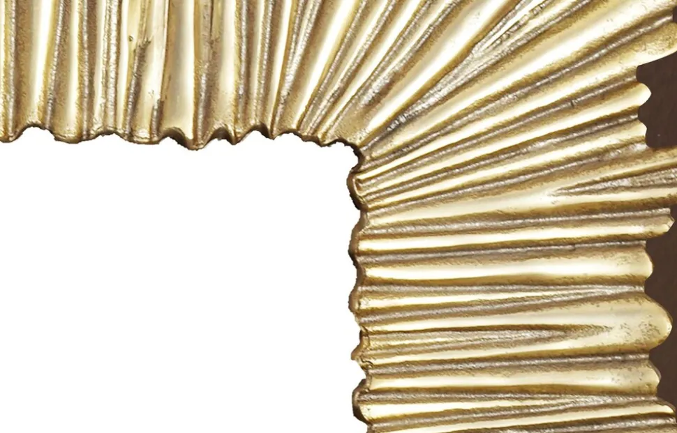 Wandspiegel Quadrat Metall Gold 75x75 cm Moderner Rahmen