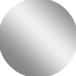 Wandspiegel Rund (Ø 60 cm) in Graphitfarben – Modern & Rahmenlos