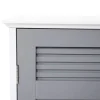 Waschbeckenunterschrank MCW-A85, Badschrank 60x60x30cm ~ grau