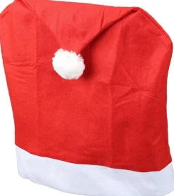 Weihnachten Stuhlhussen 2er Set I Rot I Nikolausmütze I Stuhlbezug Weihnachtsdeko Weihnachtsmütze Stuhldeko Husse Stuhl Stuhlüberzug