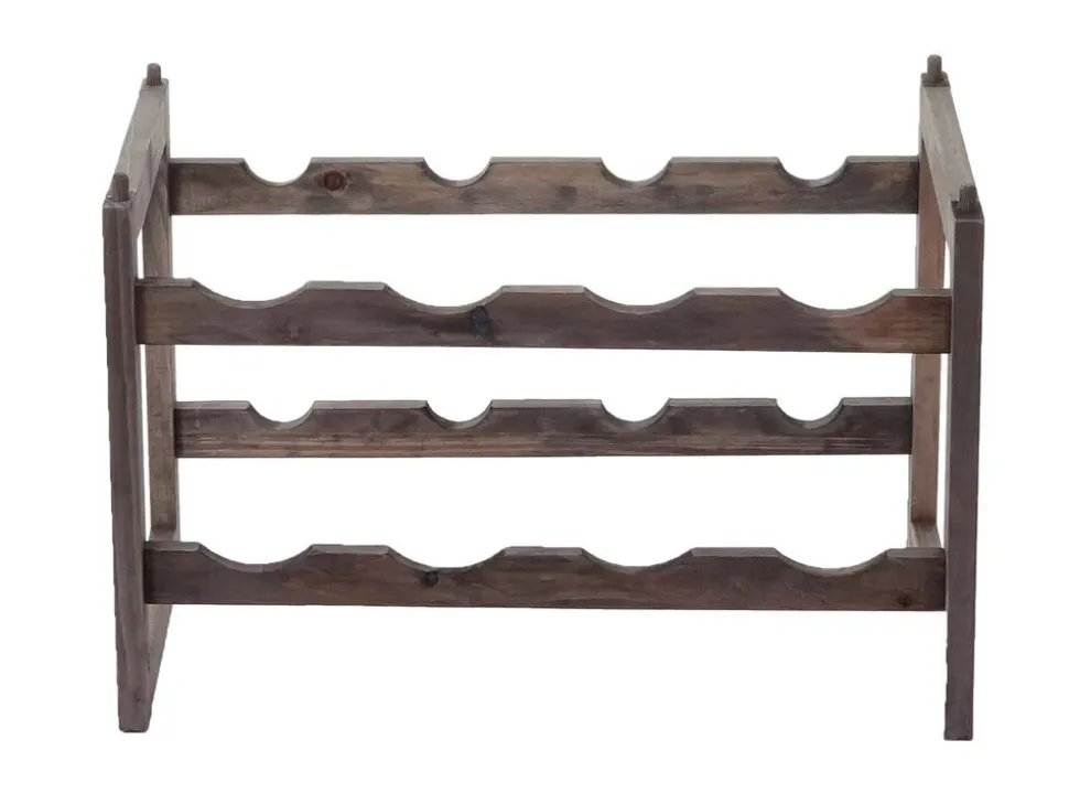 Weinregal MCW-B58, Flaschenregal Weinständer Weinhalter, Tanne 2 Böden ~ 1 Stück