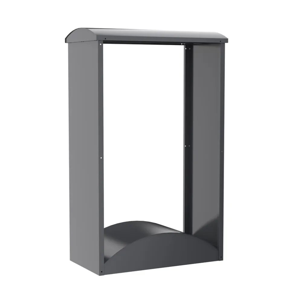 Westmann Kaminholzregal Castra A Anthrazit | 52x98x160cm