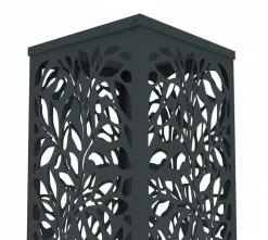 Westmann Kaminholzregal Luma Flow Anthrazit | 37,5x37,5x112cm