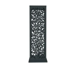 Westmann Kaminholzregal Luma Flow Anthrazit | 37,5x37,5x112cm