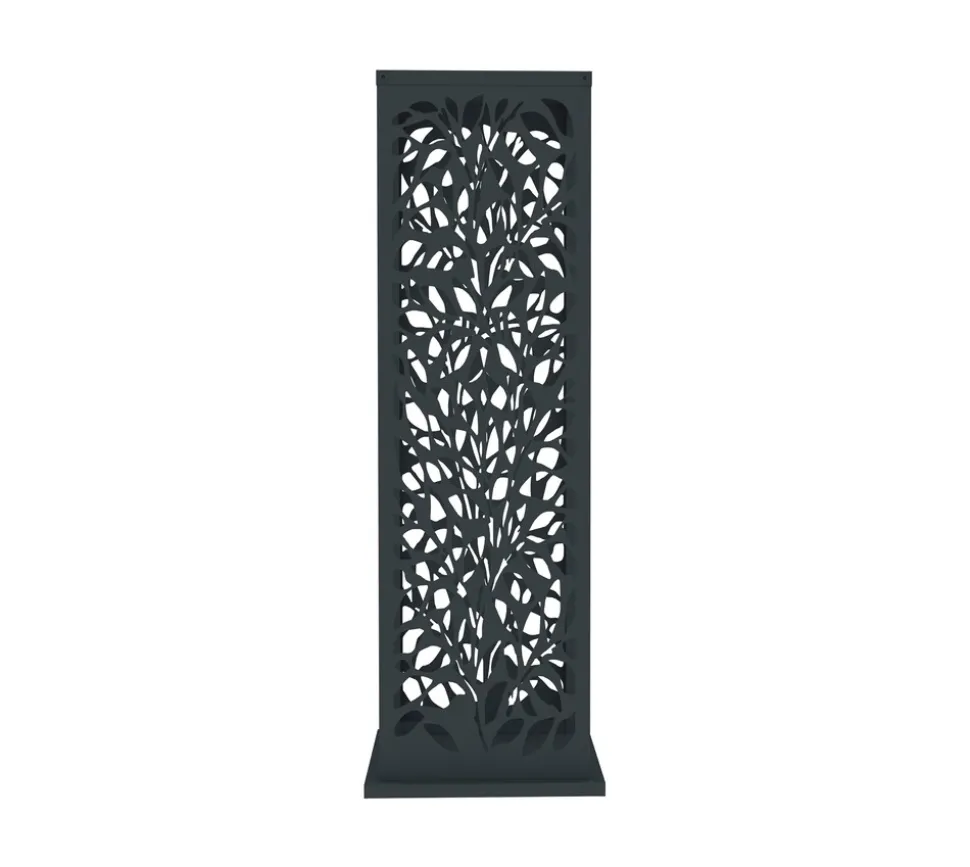 Westmann Kaminholzregal Luma Flow Anthrazit | 37,5x37,5x112cm