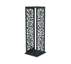 Westmann Kaminholzregal Luma Flow Anthrazit | 37,5x37,5x112cm
