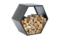Westmann Stahl Kaminholzregal Biene | Schwarz