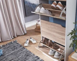 WOHNLING Schuhschrank VERA 24 Paar Schuhe