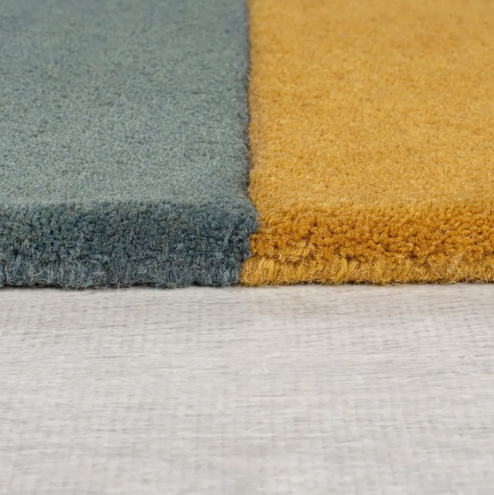 Wollteppich abstrakt Bunt 120 x 180 cm - HALLEIN | Kadima Design
