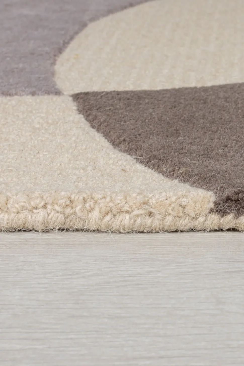 Wollteppich abstrakt Ocker 160 x 230 cm - AIRE | Kadima Design