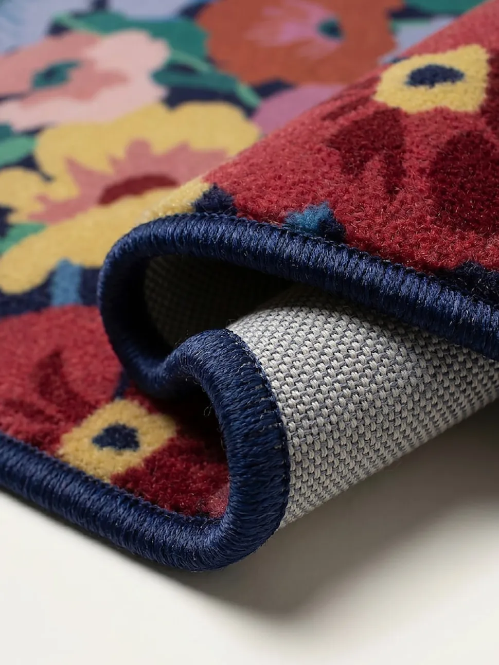 Wollteppich Blumen Bunt 180 x 230 cm - DAHLIA | Kadima Design