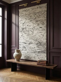 Wollteppich Flachgewebe Monochrom 140 x 200 cm - TIREE | Kadima Design