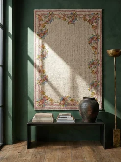 Wollteppich floral Bunt 160 x 230 cm - DAISY | Kadima Design