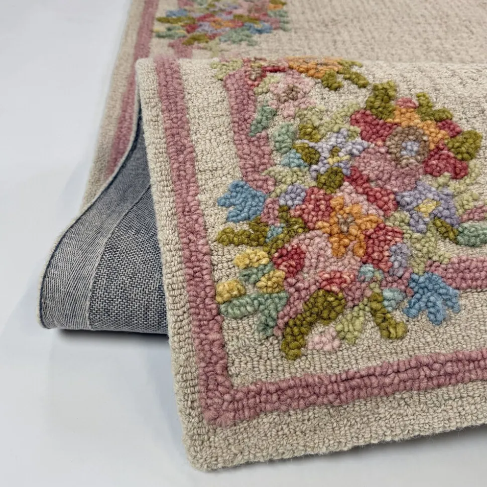 Wollteppich floral Bunt 160 x 230 cm - DAISY | Kadima Design