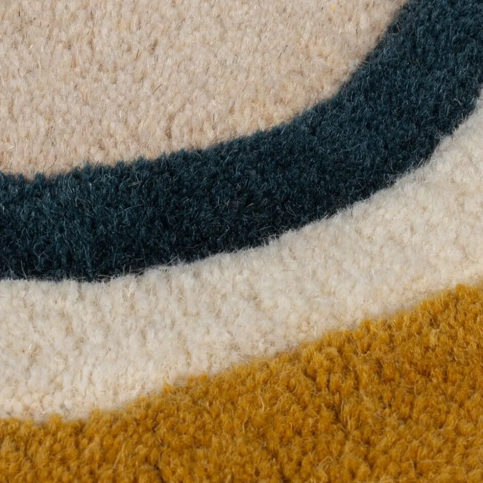 Wollteppich geometrisch Bunt 160 x 230 cm - WINCH | Kadima Design