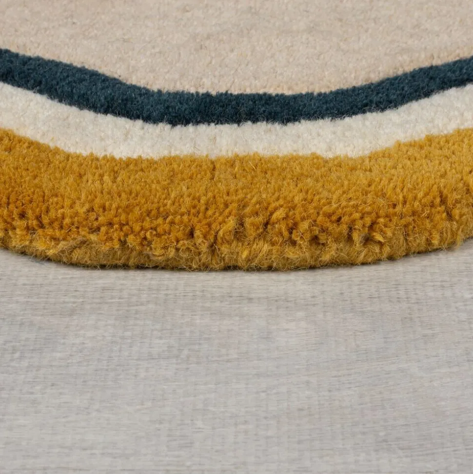 Wollteppich geometrisch Bunt 160 x 230 cm - WINCH | Kadima Design