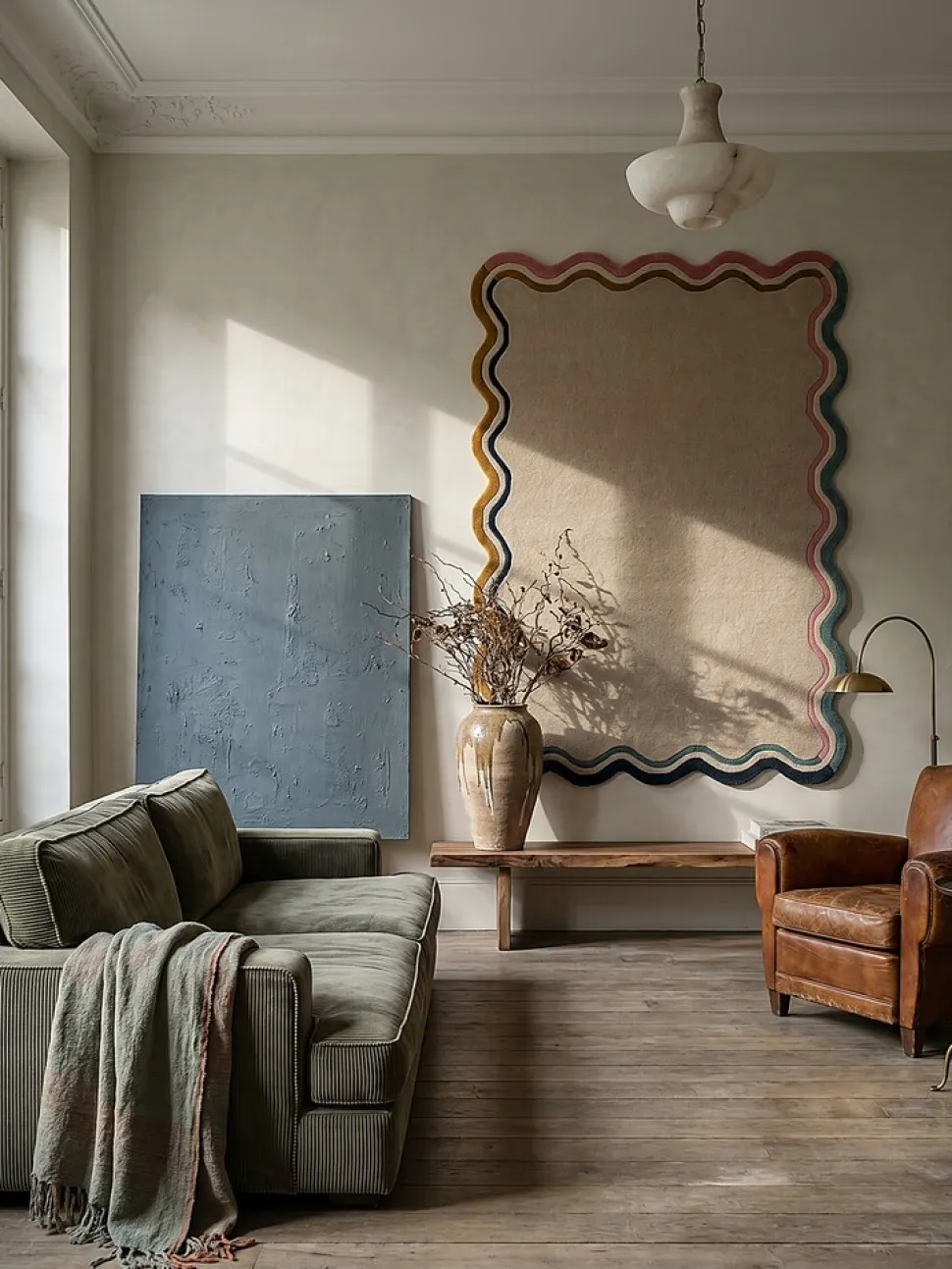Wollteppich geometrisch Bunt 160 x 230 cm - WINCH | Kadima Design