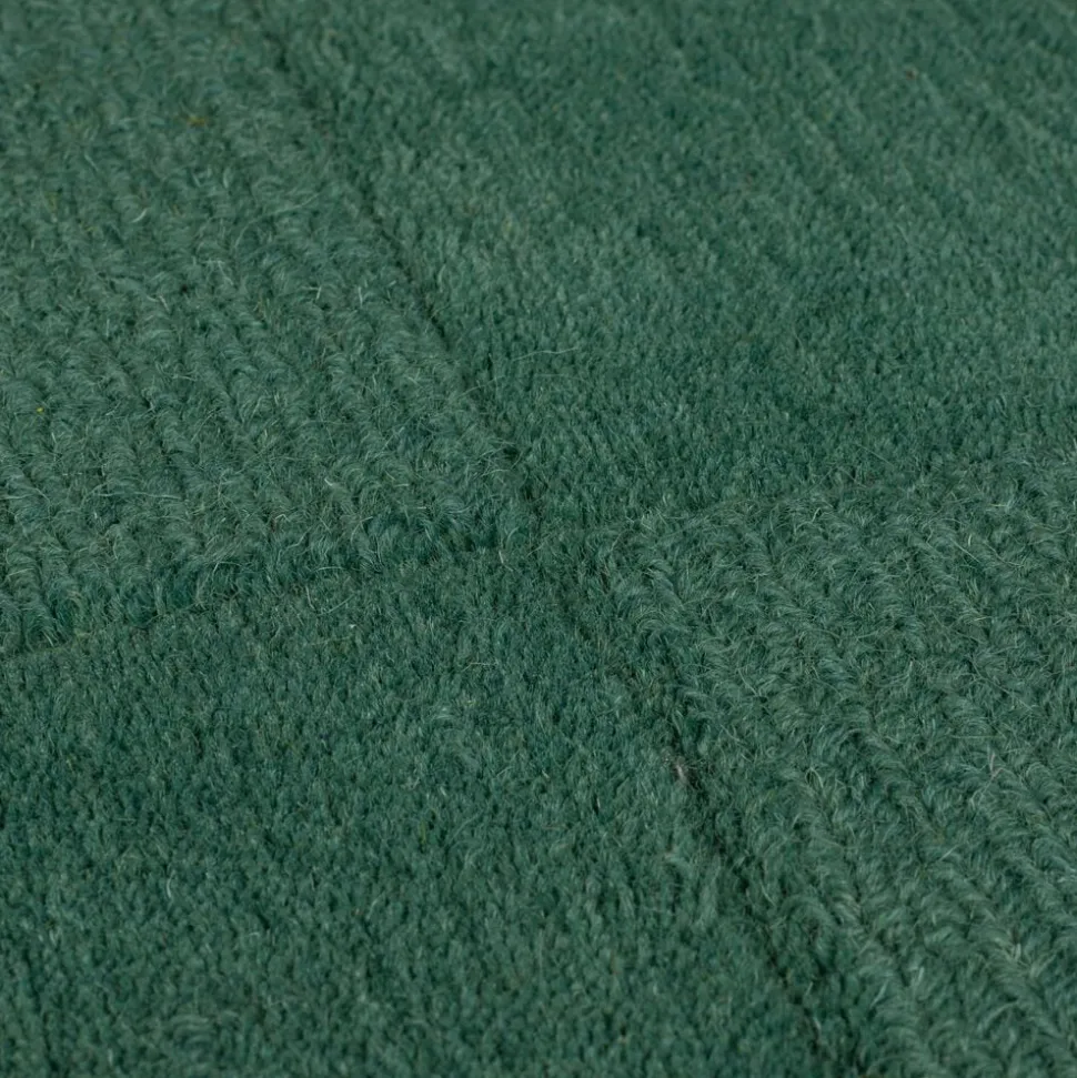 Wollteppich geometrisch Grün 200 x 290 cm - SID | Kadima Design