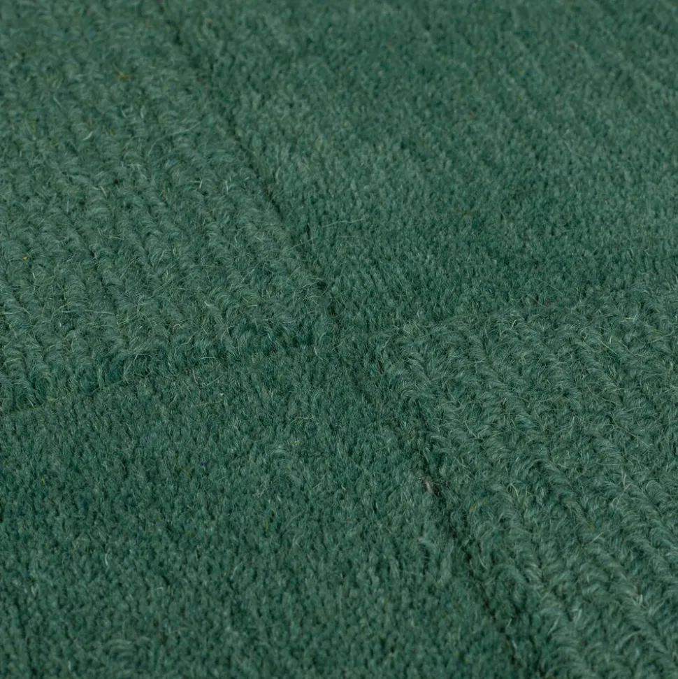 Wollteppich geometrisch Grün 200 x 290 cm - SID | Kadima Design