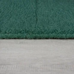 Wollteppich geometrisch Grün 200 x 290 cm - SID | Kadima Design