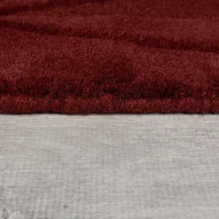 Wollteppich Hoch-Tief Rot 160 x 230 cm - DEBEN | Kadima Design
