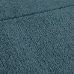Wollteppich Kurzflor Blau 120 x 170 cm - MOLE | Kadima Design