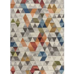 Wollteppich schmutzabweisend Bunt 120 x 170 cm - ESK | Kadima Design