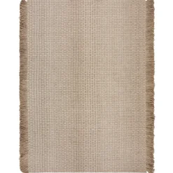 Wollteppich uni Beige 160 x 230 cm - BOYNE | Kadima Design