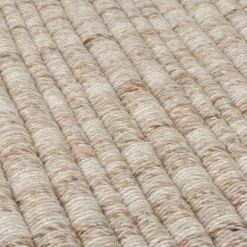 Wollteppich uni Beige 160 x 230 cm - BOYNE | Kadima Design